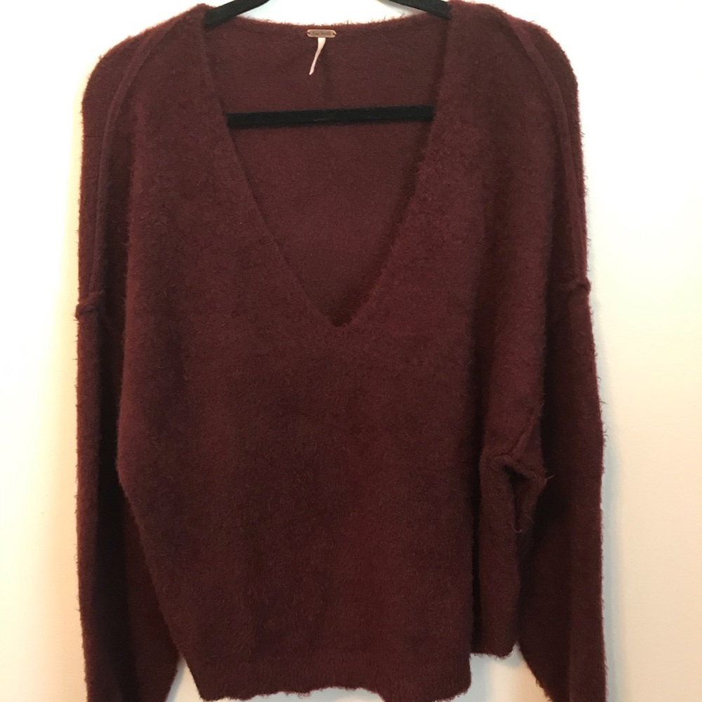 Free People V Neck Sweater